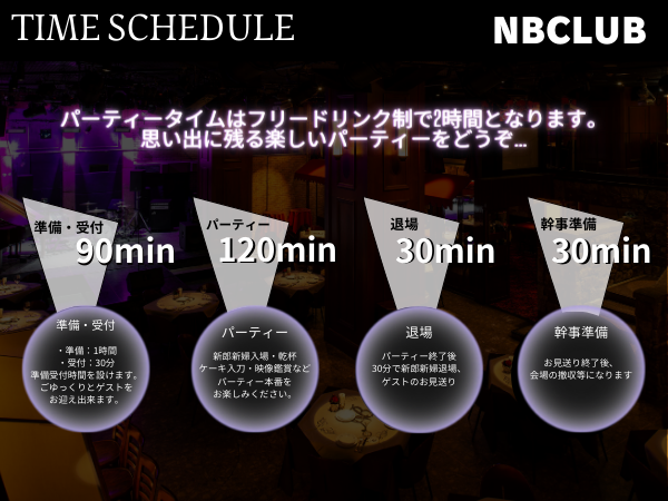 GINZA NAMIKI ST． NB CLUBのスケジュール