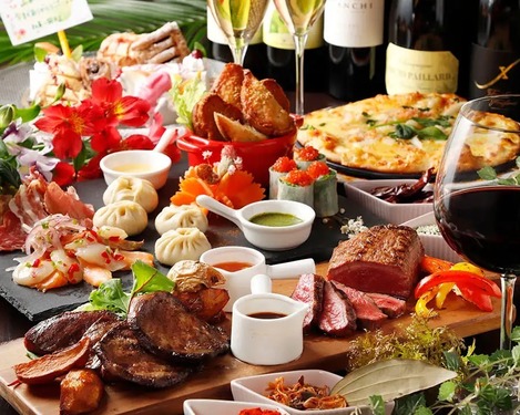 TOMBOY cafe 106 渋谷道玄坂店の【3H食べ放題・飲み放題プラン】牛ハラミステーキ含む30種以上食べ飲み放題プラン