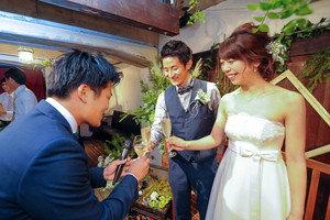 La Vagueのある日の新郎新婦