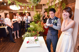 La Vagueのある日の新郎新婦