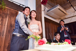 La Vagueのある日の新郎新婦
