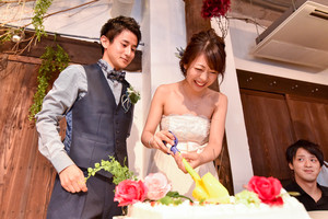 La Vagueのある日の新郎新婦