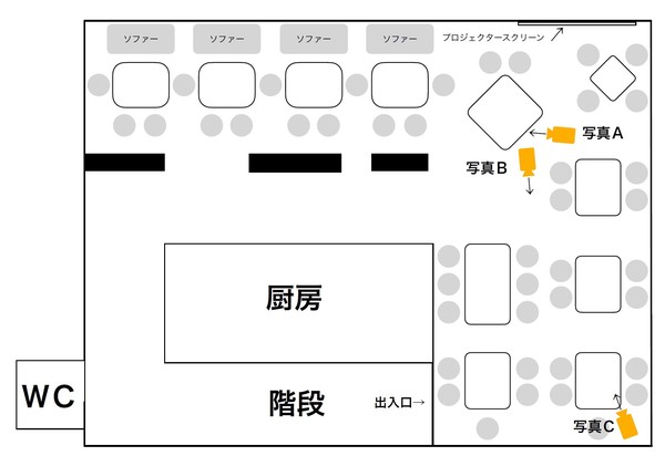 貸し切りパーティー＆wedding2次会 家座冨(かざふ)のレイアウトのメイン画像